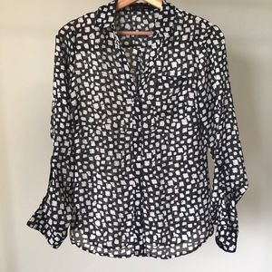 The Limited Sheer Blouse